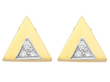 Triangular Diamond Earrings