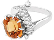 garnet and diamond ring
