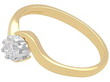 Twist Solitaire Engagement Ring