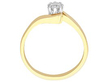 Twist Solitaire Ring 
