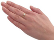 Twist Solitaire Ring Wearing 