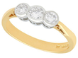 Bezel Set Trilogy Ring