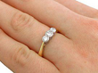 Bezel Set Trilogy Ring