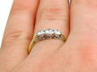Bezel Set Trilogy Ring