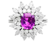 Purple Sapphire Ring in Gold
