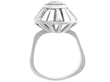 White Gold Black Onyx & Diamond Ring full view