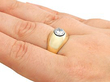 Unisex Vintage 18ct Gold Diamond Ring