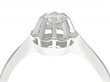 Vintage 18k White Gold Diamond Solitaire Ring
