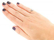 Vintage 18k White Gold Diamond Solitaire Ring