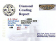 Antique Edwardian Diamond Ring grading card