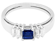 Vintage Diamond and Sapphire Ring