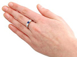 Vintage Diamond and Sapphire Ring Wearing