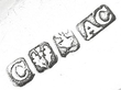 Antique silver ladles