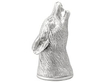 contemporary Sterling Silver Fox Head Stirrup Cup