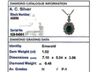 Emerald and Diamond Cluster Pendant