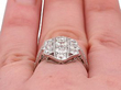 Vintage White Gold Diamond Cocktail Ring