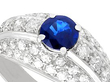  Sapphire and Diamond Dress Ring for Sale