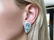 Aquamarine Earrings in White Gold