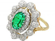 Emerald and Diamond Ring