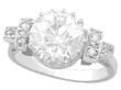 3 carat vintage engagement ring
