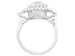 3 carat vintage engagement ring