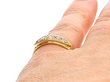 Wearing Five Stone Diamond Band