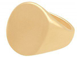 9ct Gold Signet Ring Mens