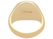 9ct Gold Signet Ring Contemporary 