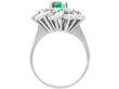 Vintage Emerald and Diamond Ring
