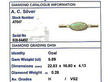 Vintage Opal Brooch grading card
