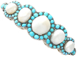 pearl turquoise bangle 