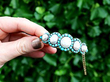 pearl turquoise bangle outside 