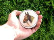 Silver and Enamel Mirror Compact