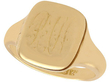 18ct Yellow Gold Signet Ring