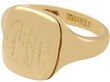 18ct Yellow Gold Signet Ring 1900s