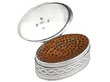 Silver Nutmeg Grater open