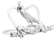 Set of Victorian Sterling Silver Menu Holders