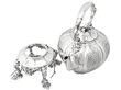Antique Silver Spirit Kettle