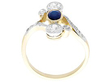 Sapphire and Diamond Ring
