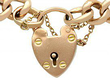 Bracelet with Heart Padlock