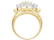 Antique Opal and Diamond Ring in Gold