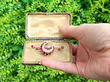 Antique Crescent Moon Brooch