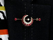 Antique Crescent Moon Brooch