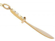 Yellow Gold Sword Pendant