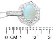 Vintage Opal Pendant measurement