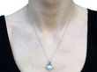 Vintage Opal Pendant on the neck