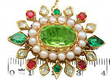 Gemstone Brooch