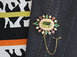 Gemstone Brooch
