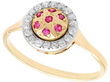 ruby and diamond dress ring