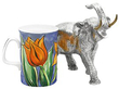 Silver Elephant Ornament